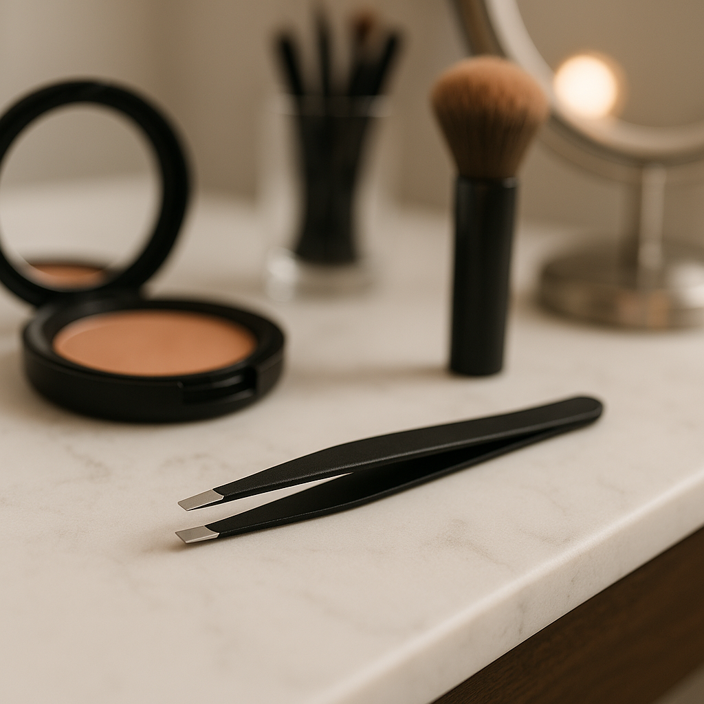 Precision Black Tweezer Set