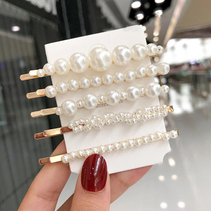 Bridal Pearl Hair Clips