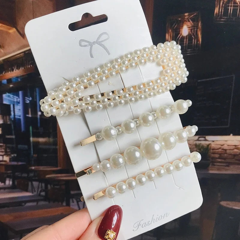 Bridal Pearl Hair Clips