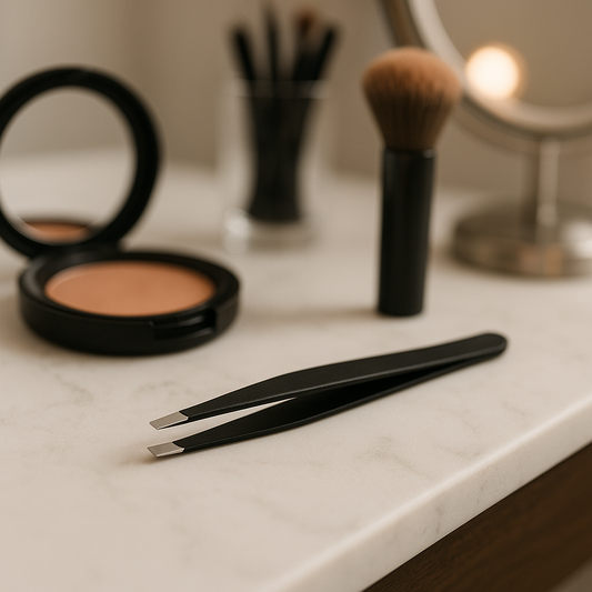 Precision Black Tweezer Set