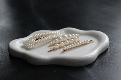 Bridal Pearl Hair Clips